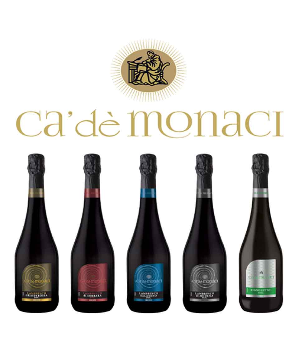 Ca' De Monaci: a new selection of excellent DOC Lambrusco in a smart packaging