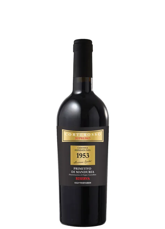 Primitivo di Manduria DOC Riserva CORTEROSSO SUPREMO